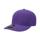 Decky 6 Panel Mid Profile Structured Acrylic/Polyester Cap | Decky 207 Purple Standard Hats