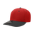 Decky 6 Panel Mid Profile Structured Acrylic/Polyester Cap | Decky 207 RED/BLK Standard Hats