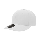 Decky 6 Panel Mid Profile Structured Acrylic/Polyester Cap | Decky 207 White Standard Hats