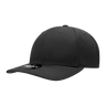 Decky 6 Panel Mid Profile Structured Acrylic/Polyester Snapback | Decky 1015 Black OSFM