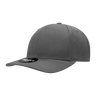 Decky 6 Panel Mid Profile Structured Acrylic/Polyester Snapback | Decky 1015 Charcoal OSFM