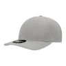 Decky 6 Panel Mid Profile Structured Acrylic/Polyester Snapback | Decky 1015 Heather Grey OSFM