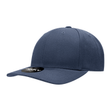 Decky 6 Panel Mid Profile Structured Acrylic/Polyester Snapback | Decky 1015 Navy OSFM