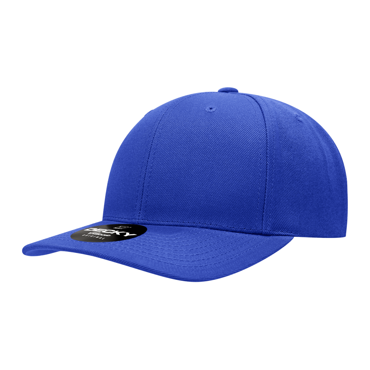 Decky 6 Panel Mid Profile Structured Acrylic/Polyester Snapback | Decky 1015 Royal OSFM
