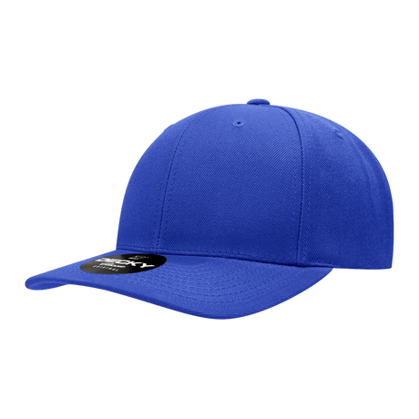 Decky 6 Panel Mid Profile Structured Acrylic/Polyester Snapback | Decky 1015 Royal OSFM