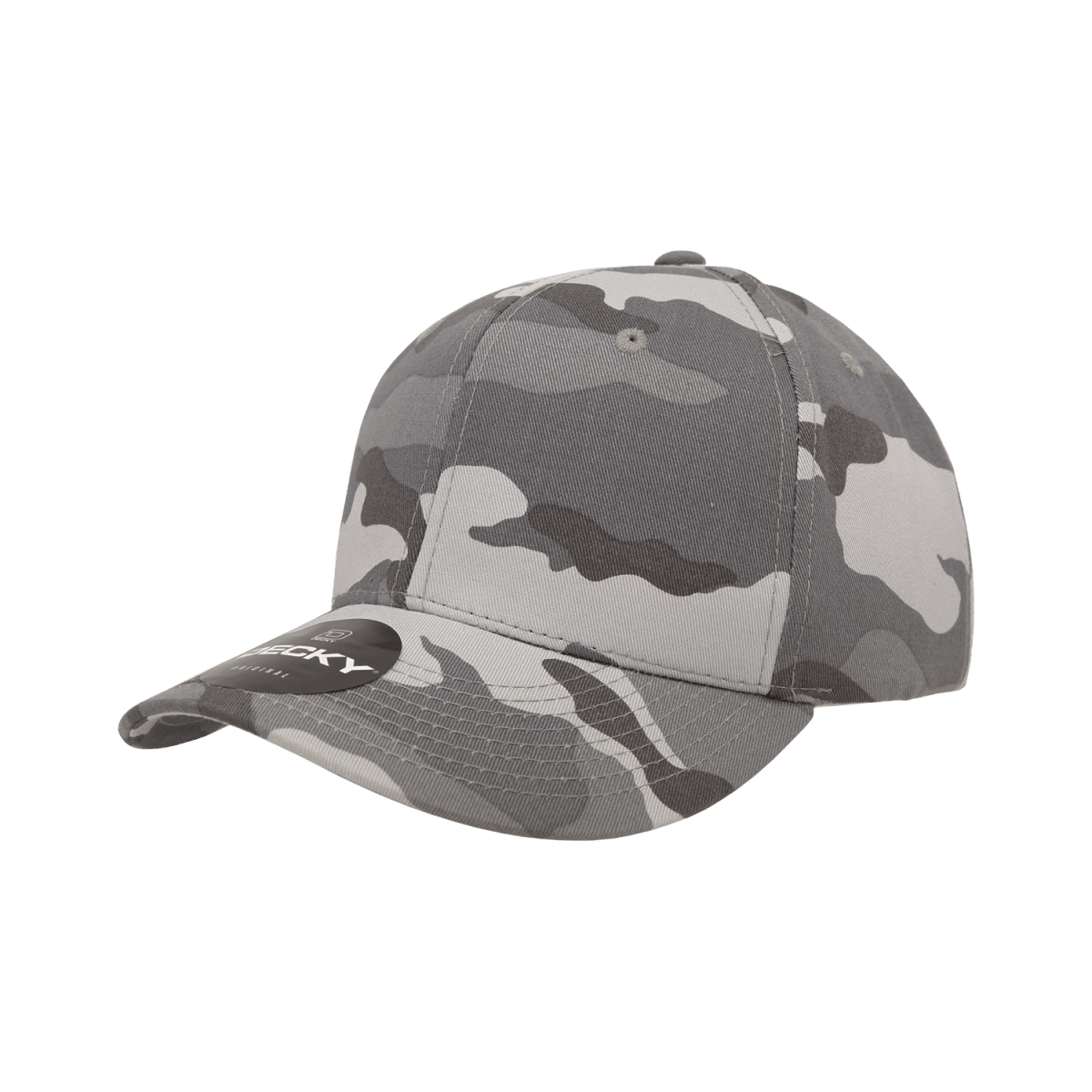 Decky 6 Panel Mid Profile Structured Camo Cap | Decky 1048 URB/URB/URB OSFM Hats
