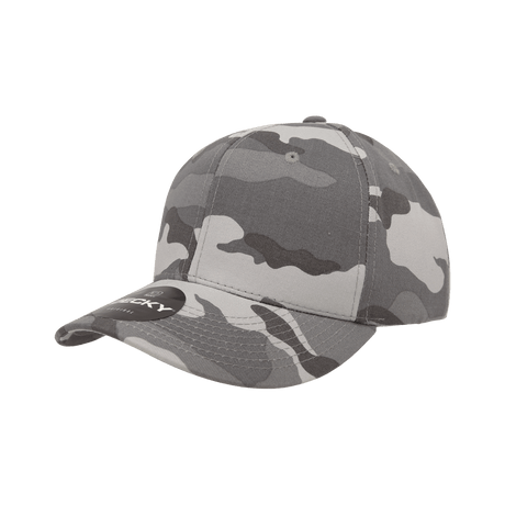 Decky 6 Panel Mid Profile Structured Camo Cap | Decky 1048 URB/URB/URB OSFM Hats