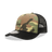 Decky 6 Panel Mid Profile Structured Camo Trucker | Decky 1054 Black/Woodland/Black OSFM