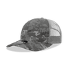 Decky 6 Panel Mid Profile Structured Camo Trucker | Decky 1054 Charcoal OSFM