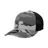 Decky 6 Panel Mid Profile Structured Camo Trucker | Decky 1054 URB/URB/Blk OSFM