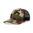 Decky 6 Panel Mid Profile Structured Camo Trucker | Decky 1054 Woodland/Woodland/Black OSFM