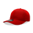 Decky 6 Panel Mid Profile Structured Cotton Blend Cap | Decky 6022 Cardinal Standard