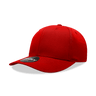 Decky 6 Panel Mid Profile Structured Cotton Blend Cap | Decky 6022 Cardinal Standard