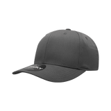 Decky 6 Panel Mid Profile Structured Cotton Blend Cap | Decky 6022 Charcoal Standard