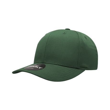 Decky 6 Panel Mid Profile Structured Cotton Blend Cap | Decky 6022 Forest Standard