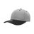 Decky 6 Panel Mid Profile Structured Cotton Blend Cap | Decky 6022 Grey/Black Standard