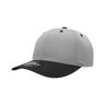 Decky 6 Panel Mid Profile Structured Cotton Blend Cap | Decky 6022 Grey/Black Standard