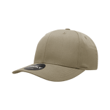 Decky 6 Panel Mid Profile Structured Cotton Blend Cap | Decky 6022 Khaki Standard