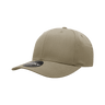 Decky 6 Panel Mid Profile Structured Cotton Blend Cap | Decky 6022 Khaki Standard