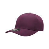 Decky 6 Panel Mid Profile Structured Cotton Blend Cap | Decky 6022 Maroon Standard