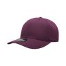 Decky 6 Panel Mid Profile Structured Cotton Blend Cap | Decky 6022 Maroon Standard