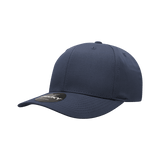 Decky 6 Panel Mid Profile Structured Cotton Blend Cap | Decky 6022 Navy Standard