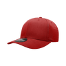 Decky 6 Panel Mid Profile Structured Cotton Blend Cap | Decky 6022 Red Standard