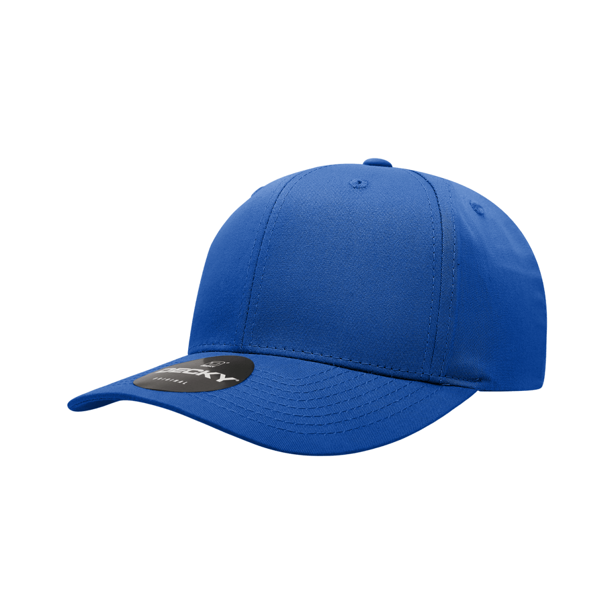 Decky 6 Panel Mid Profile Structured Cotton Blend Cap | Decky 6022 Royal Standard
