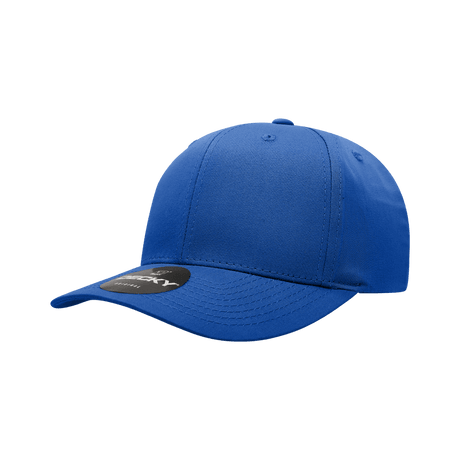 Decky 6 Panel Mid Profile Structured Cotton Blend Cap | Decky 6022 Royal Standard