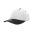 Decky 6 Panel Mid Profile Structured Cotton Blend Cap | Decky 6022 White/Black Standard