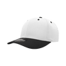 Decky 6 Panel Mid Profile Structured Cotton Blend Cap | Decky 6022 White/Black Standard