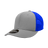 Decky 6 Panel Mid Profile Structured Cotton Trucker | Decky 4006 Grey/Royal OSFM