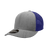 Decky 6 Panel Mid Profile Structured Cotton Trucker | Decky 4006 Heather Grey / Navy OSFM