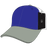 Decky 6 Panel Mid Profile Structured Cotton Trucker | Decky 4006 Heather Grey/Navy/White OSFM