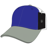 Decky 6 Panel Mid Profile Structured Cotton Trucker | Decky 4006 Heather Grey/Navy/White OSFM