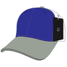 Decky 6 Panel Mid Profile Structured Cotton Trucker | Decky 4006 Heather Grey/Navy/White OSFM