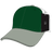 Decky 6 Panel Mid Profile Structured Cotton Trucker | Decky 4006 HeatherGrey/Forest/White OSFM