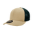 Decky 6 Panel Mid Profile Structured Cotton Trucker | Decky 4006 Khaki/Forest OSFM