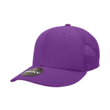 Decky 6 Panel Mid Profile Structured Cotton Trucker | Decky 4006 Purple OSFM
