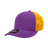 Decky 6 Panel Mid Profile Structured Cotton Trucker | Decky 4006 Purple/Gold OSFM