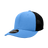 Decky 6 Panel Mid Profile Structured Cotton Trucker | Decky 4006 Sky/Black OSFM