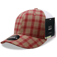 Decky 6 Panel Mid Profile Structured Plaid Trucker | Decky 6017 6017 - 101 OSFM
