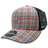 Decky 6 Panel Mid Profile Structured Plaid Trucker | Decky 6018 6018 - 102 OSFM