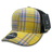 Decky 6 Panel Mid Profile Structured Plaid Trucker | Decky 6018 6018 - 103 OSFM