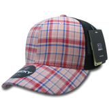 Decky 6 Panel Mid Profile Structured Plaid Trucker | Decky 6018 6018 - 106 OSFM
