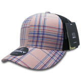 Decky 6 Panel Mid Profile Structured Plaid Trucker | Decky 6018 6018 - 107 OSFM