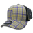 Decky 6 Panel Mid Profile Structured Plaid Trucker | Decky 6018 6018 - 111 OSFM