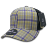 Decky 6 Panel Mid Profile Structured Plaid Trucker | Decky 6018 6018 - 111 OSFM