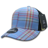 Decky 6 Panel Mid Profile Structured Plaid Trucker | Decky 6018 6018 - 112 OSFM