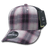 Decky 6 Panel Mid Profile Structured Plaid Trucker | Decky 6018 6018 - 118 OSFM